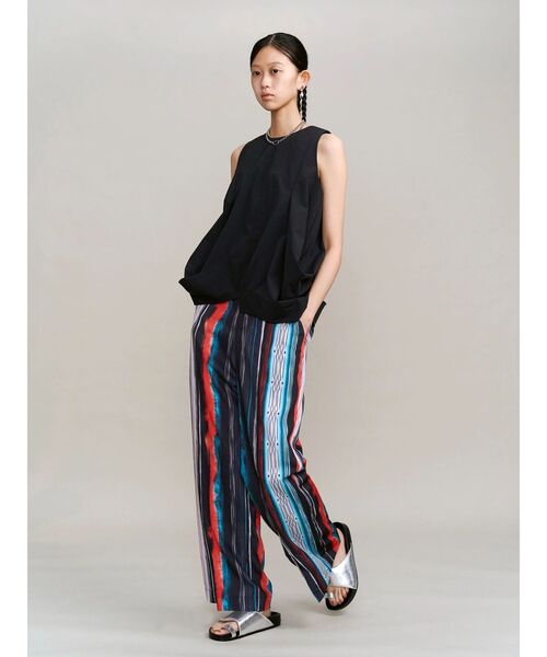 UN3D.(アンスリード)の「TIE-DYE STRIPE PT / タイダイストライプパンツ(その他パンツ・レディース・ライム/ブラック・38/36)」の22枚目の写真