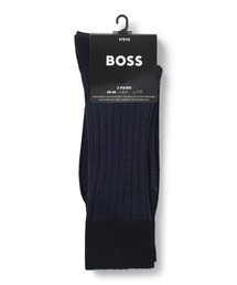 BOSS（ボス）の「ソックス2足セット ヴァニゼリブ シルケットコットンブレンド（ソックス/靴下）」