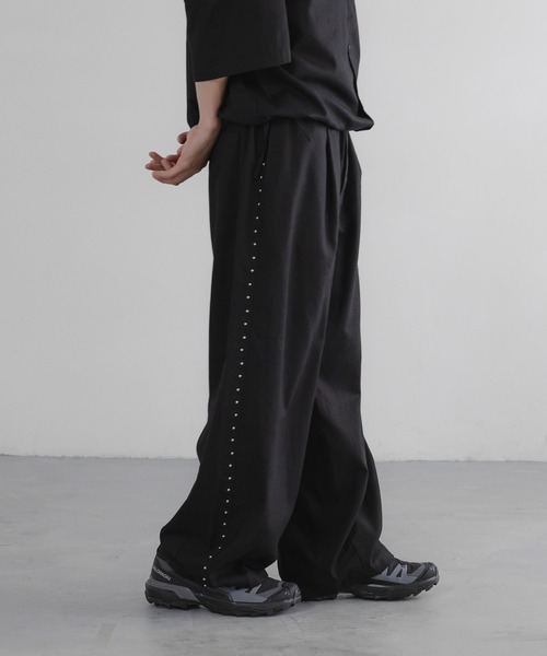 LOWRYS FARM（ローリーズファーム）の「【LFM(U)】ソフリネンパンツ 　620977（その他パンツ・メンズ・ブラック/ブラウン/アイボリー・MEDIUM/LARGE）」の2枚目の写真