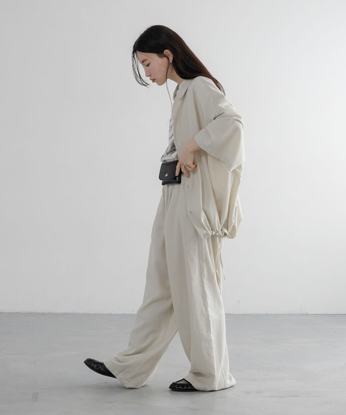 LOWRYS FARM（ローリーズファーム）の「【LFM(U)】ソフリネンパンツ 　620977（その他パンツ・メンズ・ブラック/ブラウン/アイボリー・MEDIUM/LARGE）」の7枚目の写真