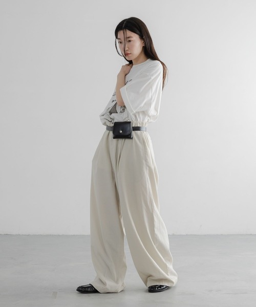 LOWRYS FARM（ローリーズファーム）の「【LFM(U)】ソフリネンパンツ 　620977（その他パンツ・メンズ・ブラック/ブラウン/アイボリー・MEDIUM/LARGE）」の6枚目の写真