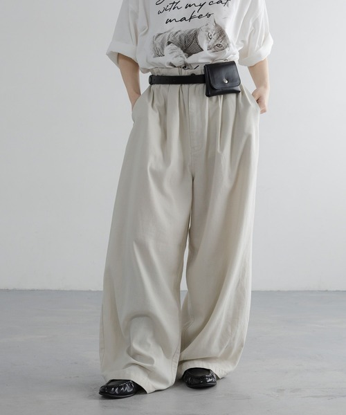 LOWRYS FARM（ローリーズファーム）の「【LFM(U)】ソフリネンパンツ 　620977（その他パンツ・メンズ・ブラック/ブラウン/アイボリー・MEDIUM/LARGE）」の5枚目の写真