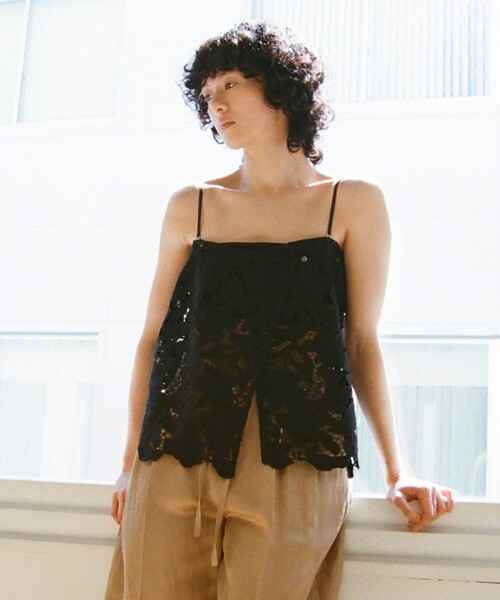 SEASONAL COLLECTION＞2WAY レース キャミソール（シャツ/ブラウス