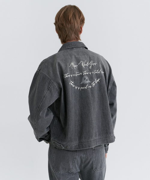 MAGOODGAN(メックウッドガン)の「トラッカー5114ブロークンツイルオーバーサイズグレーデニムジャケット(デニムジャケット・レディース・その他・SMALL/MEDIUM/LARGE)」の5枚目の写真