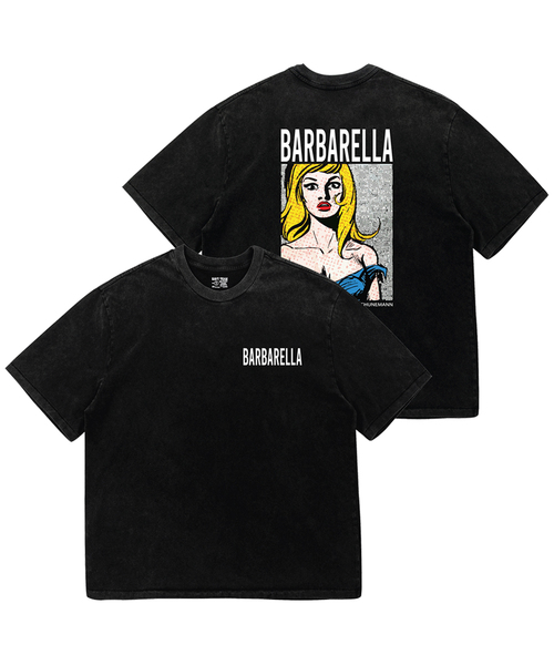 NAVYTEAM(ネイビーチーム)の「BARBARELLA ピグメントダイ 半袖Tシャツ(Tシャツ/カットソー・レディース・ブラック・1/2/3)」の1枚目の写真