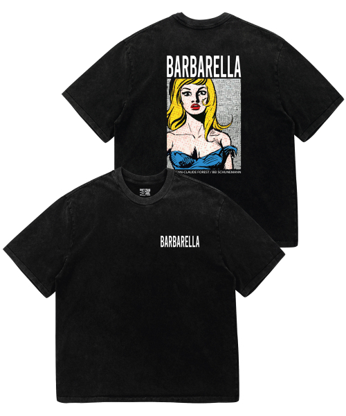 NAVYTEAM(ネイビーチーム)の「BARBARELLA ピグメントダイ 半袖Tシャツ(Tシャツ/カットソー・レディース・ブラック・1/2/3)」の2枚目の写真