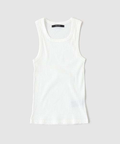 WISM(ウィズム)の「SEVENTH / セブンス BASE RIB VEST(タンクトップ・メンズ・ブラック/ホワイト・SMALL/MEDIUM/LARGE)」の2枚目の写真
