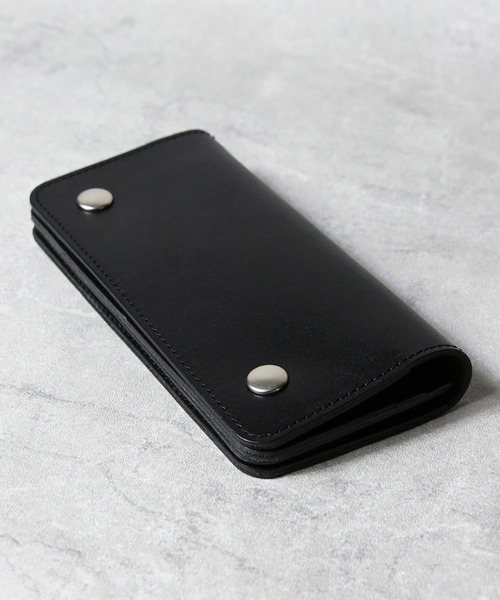 UNIVERSAL OVERALL(ユニバーサルオーバーオール)の「トラッカーウォレット ロング 栃木レザー 日本製(財布・メンズ・ブラック・FREE)」の13枚目の写真