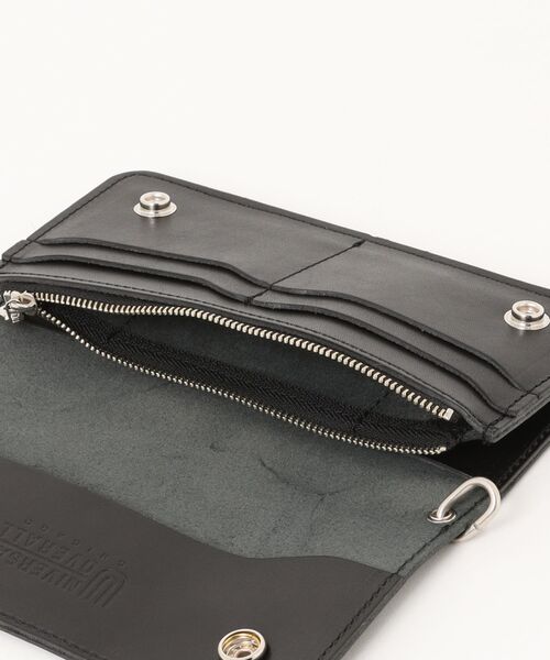 UNIVERSAL OVERALL(ユニバーサルオーバーオール)の「トラッカーウォレット ロング 栃木レザー 日本製(財布・メンズ・ブラック・FREE)」の12枚目の写真