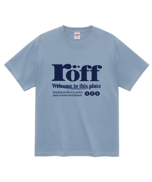 RANDOMOFF(ランダムオフ)の「RÖFF TYPE PLAY T-SHIRT (6color)(Tシャツ/カットソー・メンズ・ブラウン/ピンク/イエロー/ブルー/ミント/ダークアッシュ・SMALL/MEDIUM/LARGE/X-LARGE)」の10枚目の写真