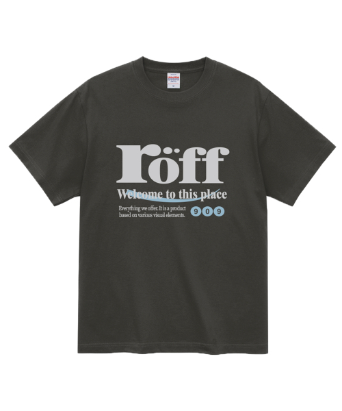 RANDOMOFF(ランダムオフ)の「RÖFF TYPE PLAY T-SHIRT (6color)(Tシャツ/カットソー・メンズ・ブラウン/ピンク/イエロー/ブルー/ミント/ダークアッシュ・SMALL/MEDIUM/LARGE/X-LARGE)」の12枚目の写真