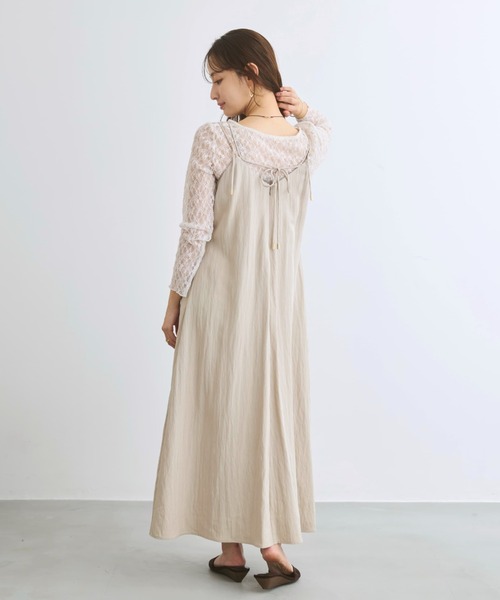 COHINA(コヒナ)の「ストレッチレースボートネックトップス 【低身長・小柄女性】(Tシャツ/カットソー・レディース・ブラック/ホワイト・ONE SIZE)」の20枚目の写真