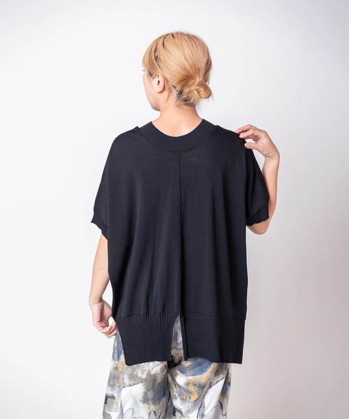 OSMOSIS（オズモーシス）の「2WAY切替ニットプルオーバー（ニット/セーター・レディース・ホワイト/ライトグリーン/ブラック・ONE SIZE）」の19枚目の写真