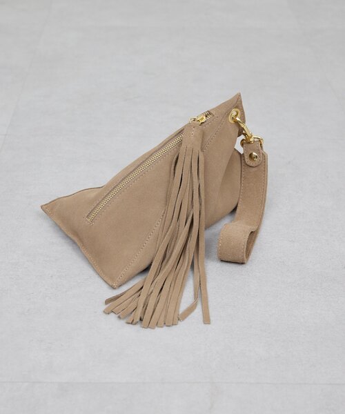 GALLARDAGALANTE(ガリャルダガランテ)の「【Maurizio Taiuti】トライアングルバッグ(ハンドバッグ・レディース・ブルー/サンドベージュ・FREE)」の6枚目の写真