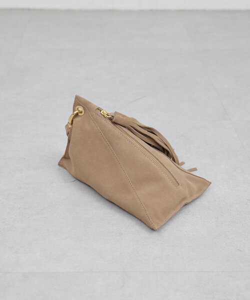 GALLARDAGALANTE(ガリャルダガランテ)の「【Maurizio Taiuti】トライアングルバッグ(ハンドバッグ・レディース・ブルー/サンドベージュ・FREE)」の7枚目の写真