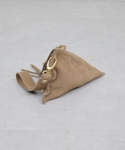 GALLARDAGALANTE(ガリャルダガランテ)の「【Maurizio Taiuti】トライアングルバッグ(ハンドバッグ・レディース・ブルー/サンドベージュ・FREE)」の8枚目の写真