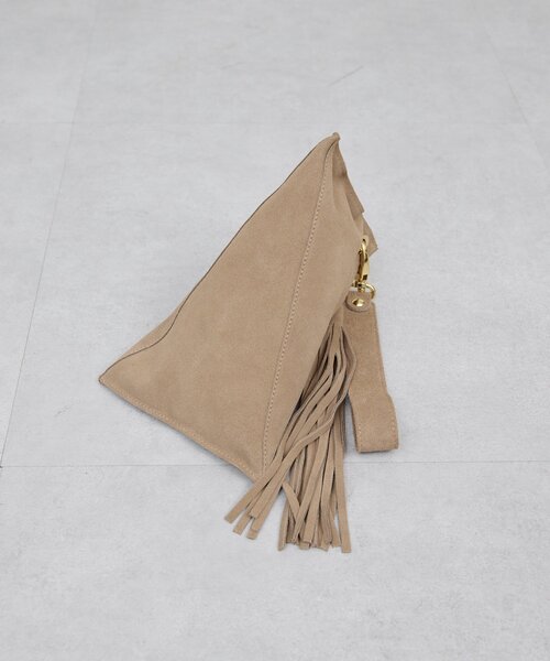 GALLARDAGALANTE(ガリャルダガランテ)の「【Maurizio Taiuti】トライアングルバッグ(ハンドバッグ・レディース・ブルー/サンドベージュ・FREE)」の9枚目の写真