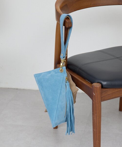 GALLARDAGALANTE(ガリャルダガランテ)の「【Maurizio Taiuti】トライアングルバッグ(ハンドバッグ・レディース・ブルー/サンドベージュ・FREE)」の13枚目の写真