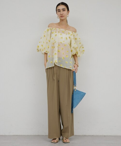 GALLARDAGALANTE(ガリャルダガランテ)の「【Maurizio Taiuti】トライアングルバッグ(ハンドバッグ・レディース・ブルー/サンドベージュ・FREE)」の15枚目の写真