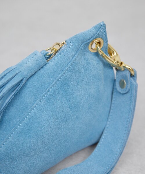 GALLARDAGALANTE(ガリャルダガランテ)の「【Maurizio Taiuti】トライアングルバッグ(ハンドバッグ・レディース・ブルー/サンドベージュ・FREE)」の17枚目の写真