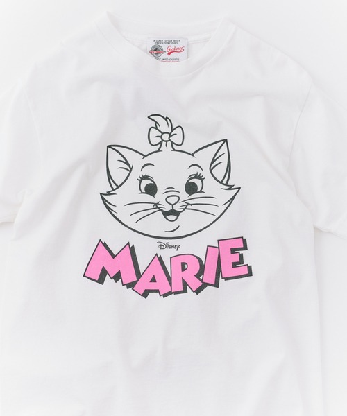Disney（ディズニー）の「【 GOODWEAR / グッドウェア 】 Disney Vintage Collection CAT Tee Series MARIE CAT TEE /  おしゃれキャット マリー　TEE（Tシャツ/カットソー・レディース・ホワイト/ライトグレー/ブラック・FREE）」の7枚目の写真