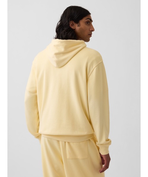 GAP（ギャップ）の「フレンチテリー リラックスフィット GAP1969ロゴ ジップアップパーカー（パーカー・メンズ・グレー/ネイビー/イエロー/ブラック/ブルー・XS/L/M/S/XL）」の7枚目の写真