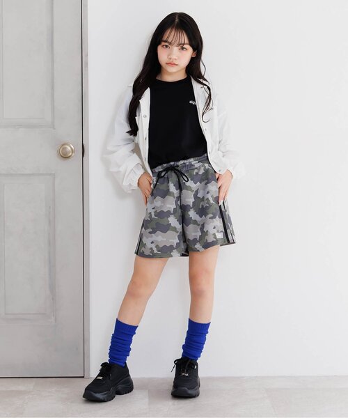 algy(アルジー)の「【UV/接触冷感/撥水】シアーパーカー(ナイロンジャケット・キッズ・サックスブルー/オフホワイト・130/140/150/160)」の3枚目の写真