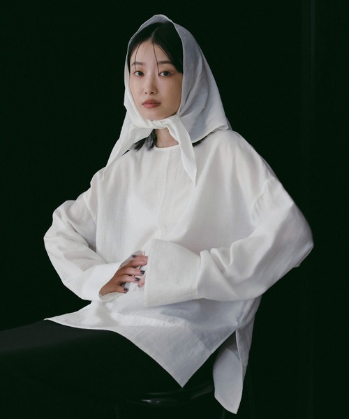 Scarf Layered Blouse（シャツ/ブラウス）｜anuke（アンヌーク）の