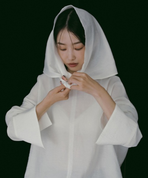 Scarf Layered Blouse（シャツ/ブラウス）｜anuke（アンヌーク）の