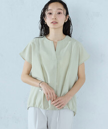 COMME CA ISM（コムサイズム）の「ノースリーブ タックブラウス（シャツ/ブラウス）」