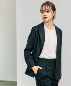 ZOZOTOWN限定】カラーレスオーバージャケット（ノーカラージャケット