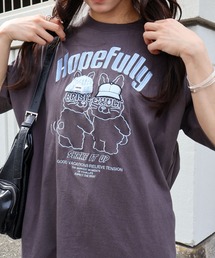 SpRay | 【大人可愛い/ワンポイント】うさぎ刺繍 Ｔシャツ(Tシャツ/カットソー)
