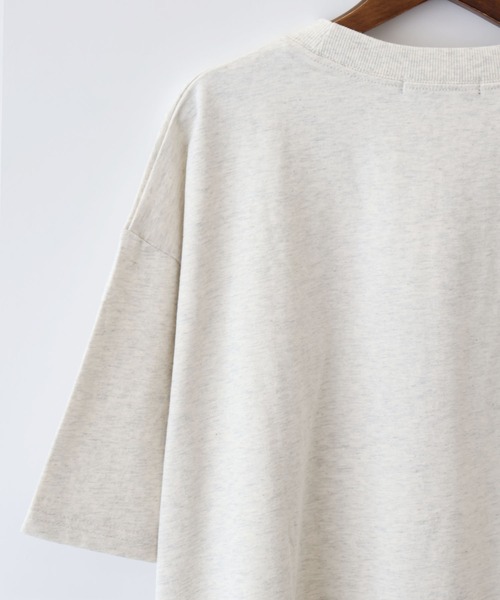 SpRay（スプレイ）の「【大人可愛い/ワンポイント】うさぎ刺繍 Ｔシャツ（Tシャツ/カットソー・レディース・アイボリー/オートミール/スミクロ・FREE）」の14枚目の写真