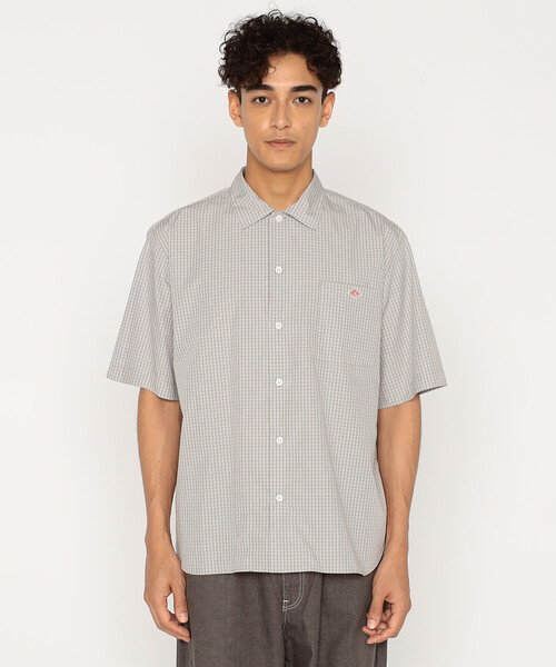 Men's Cotton Poplin Work Shirt Plaid（シャツ/ブラウス）｜DANTON