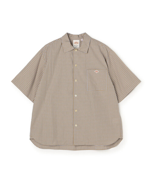 Men's Cotton Poplin Work Shirt Plaid（シャツ/ブラウス）｜DANTON