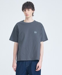 【アイコン刺繍】ボックスシルエット Tシャツ