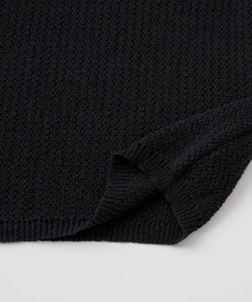 EMMA CLOTHES(エマクローズ)の「short sleeved skipper knit / 半袖スキッパーニット《後藤ファン/daichi別注カラー》(ポロシャツ・メンズ・チャコール/グリーン/ブラック/ブラウン系1/ホワイト系1・L/M)」の11枚目の写真