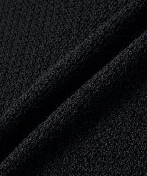 EMMA CLOTHES(エマクローズ)の「short sleeved skipper knit / 半袖スキッパーニット《後藤ファン/daichi別注カラー》(ポロシャツ・メンズ・チャコール/グリーン/ブラック/ブラウン系1/ホワイト系1・L/M)」の12枚目の写真