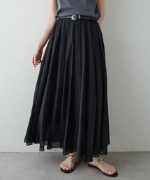 Whim Gazette | コットンシルクフレアスカート(スカート)