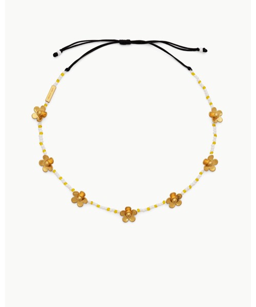MARC JACOBS（マークジェイコブス）の「【NEW】THE DAISY STATION NECKLACE/デイジー ステーション ネックレス（ネックレス・レディース・イエロー系その他/ブルー・ONE SIZE）」の2枚目の写真