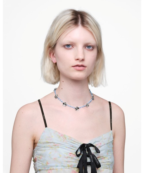 MARC JACOBS（マークジェイコブス）の「【NEW】THE DAISY STATION NECKLACE/デイジー ステーション ネックレス（ネックレス・レディース・イエロー系その他/ブルー・ONE SIZE）」の3枚目の写真