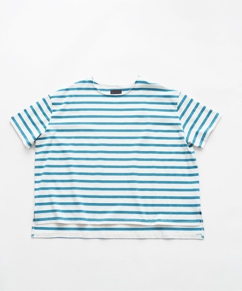 オローネ(オローネ)の「サブリナボーダーTシャツ(Tシャツ/カットソー・レディース・ブルー系その他/グレー系その他/レッド系その他/ベージュ系その他・FREE)」の22枚目の写真