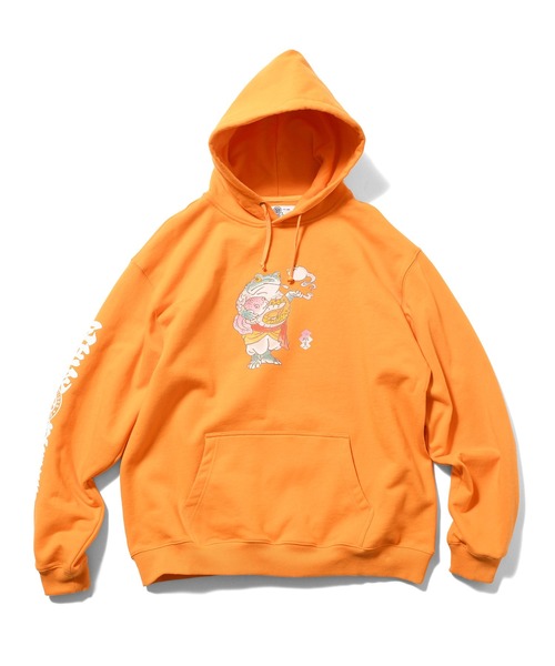 LFYT(エルエフワイティー)の「LFYT ラファイエット【Lafayette】 × スリータイズタトゥー 【THREE TIDES TATTOO】 - プルオーバーフーディー 【HORIMATSU HOODIE LE260502】(パーカー・メンズ・ブラック/オレンジ・M/XXL/XL/L)」の2枚目の写真