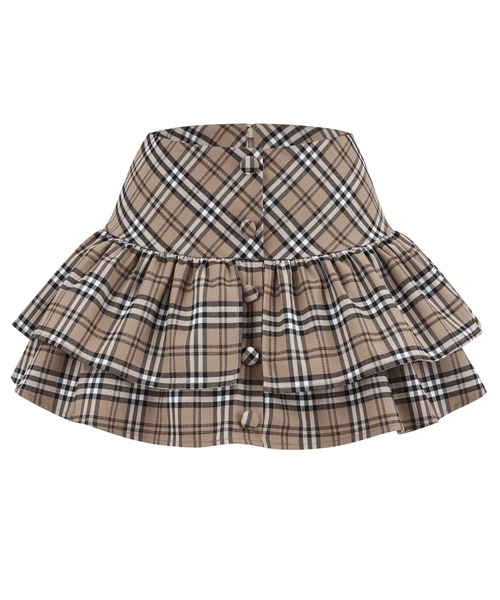 classical frill mini skirt（スカート）｜andwang（アンドワン）の