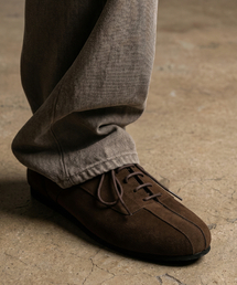 FIRENZE ATELIER（フィレンツェアトリエ）の「[SECOND.A] ユニセックスレトロカジュアルダービーSN5700UX[BROWN SUEDE]（ドレスシューズ）」