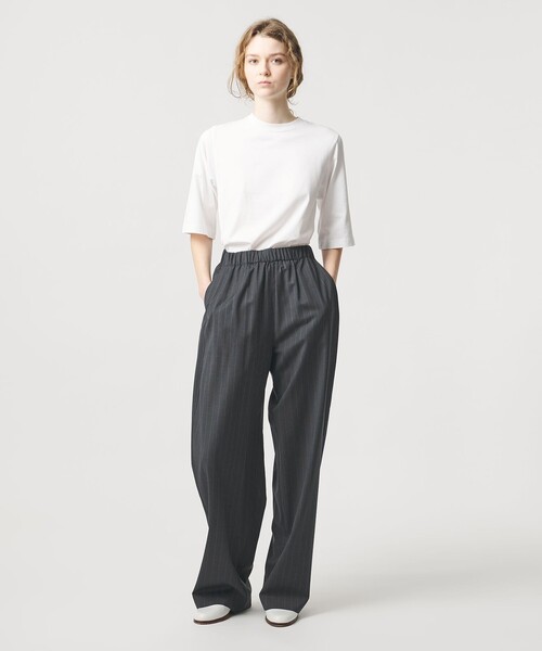 LOEFF(ロエフ)の「<LOEFF>トロピカルウール ハーレム パンツ ピンストライプ(その他パンツ・レディース・ダークグレー・1/0)」の4枚目の写真