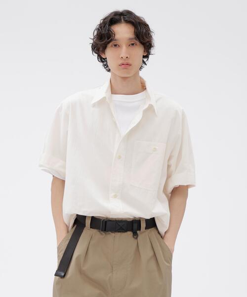 極美品✨MHL. TINY GINGHAM COTTON 半袖シャツ M Ⅱ TINY GINGHAM COTTON（シャツ/ブラウス）｜MHL.（エムエイチエル）の