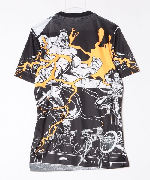 adidas(アディダス)の「オールブラックス マーベル キャプテンズ ラン ジャージー / アディダス adidas(Tシャツ/カットソー・メンズ・ブラック・X-LARGE/MEDIUM/3XL/XX-LARGE)」の6枚目の写真