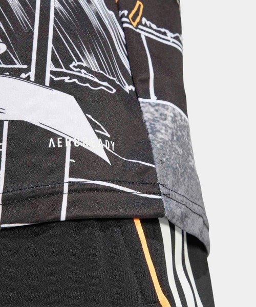adidas(アディダス)の「オールブラックス マーベル キャプテンズ ラン ジャージー / アディダス adidas(Tシャツ/カットソー・メンズ・ブラック・X-LARGE/MEDIUM/3XL/XX-LARGE)」の4枚目の写真