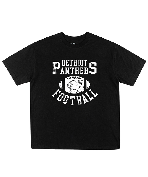 NAVYTEAM（ネイビーチーム）の「PANTHERS FOOTBALL 半袖Tシャツ(7色)（Tシャツ/カットソー・レディース・ブラック/ネイビー/ブラック×グレー/ホワイト×グリーン/イエロー×グレー/ホワイト×ネイビー/ホワイト×ブラック・SMALL/MEDIUM/LARGE/X-LARGE）」の5枚目の写真